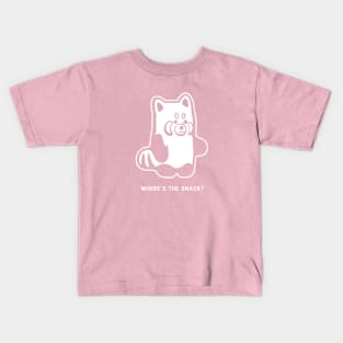 Minimalist design of a chonky Red panda Kids T-Shirt